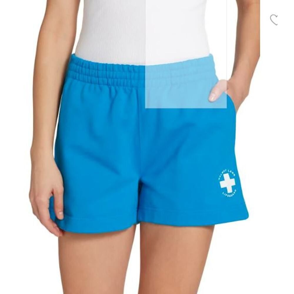 Helmut Lang Women's Lifegaurd Shorts Cerulean Blue NWT 210 MED LARGE
